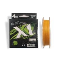 Шнур Favorite X1 PE 4x 150м 3.0/0.296мм 41lb/19.0кг Оранжевый (1693.11.25)