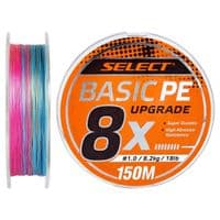 Шнур Select Basic PE 8x 150м Многоцветный 0.8/0.12мм 14lb/6кг (1870.31.43)