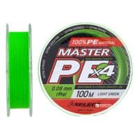 Шнур Select Master PE 100м Светло-Зеленый 0.06мм 9кг (1870.17.00)
