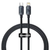 Кабель CW-FXP Baseus Crystal Shine Series Fast Charging Data Cable Type-C to iP 20W 1.2m Black