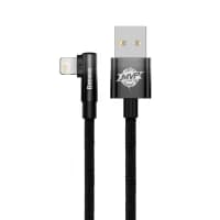 Кабель Baseus MVP 2 Elbow-shaped Fast Charging Data Cable USB to Lightning 2.4A 2m Black