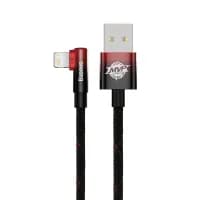 Кабель Baseus MVP 2 Elbow-shaped Fast Charging Data Cable USB to Lightning 2.4A 1m Black+Red