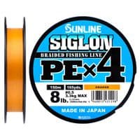 Шнур Sunline Siglon PE н4 150m 0.5/0.121mm 8lb/3.3kg Помаранч (1658.09.29)