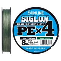 Шнур Sunline Century PE н4 150м 0.5/0.121мм 8lb/3.3кг Темно-зеленый (1658.09.16)