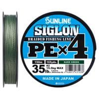 Шнур Sunline Century PE н4 150м 2.0/0.242мм 35lb/15.5кг Темно-зеленый (1658.09.23)