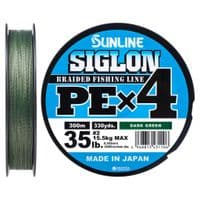 Шнур Sunline Century PE н4 300м 2.0/0.242мм 35lb/15.5кг Темно-зеленый (1658.09.50)