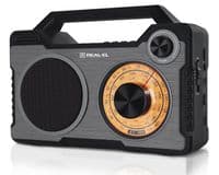 Радіоприймач 1.0 Real-El X-703 Black, 8 Вт, пластиковий корпус, FM/AM/SW, Bluetooth, USB, microSD, акумулятор
