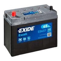 Аккумулятор автомобильный EXIDE EXCELL 45Ah ASIA (+/-) ТК (330EN) (EB457)