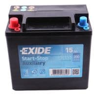 Аккумулятор автомобильный EXIDE START STOP AUXILIARY 15Ah (+/-) (200EN) (EK151)