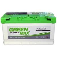 Аккумулятор автомобильный GREEN POWER MAX 110Ah (+/-) (950EN) (26189)