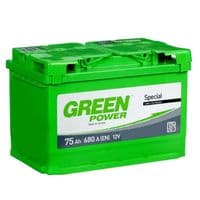 Акумулятор автомобільний GREEN POWER Standart 75Ah Ев (-/+) (680EN) (22362)
