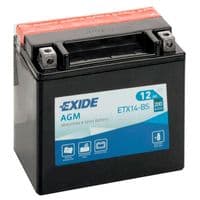Акумулятор автомобільний EXIDE AGM 12Ah (+/-) (200EN) (ETX14-BS)