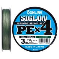 Шнур Sunline Century PE н4 150м 0.2/0.076мм 3lb/1.6кг Темно-зеленый (1658.09.13)