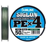 Шнур Sunline Century PE н4 150м 3.0/0.296мм 50lb/22.0кг Темно-Зеленый (1658.09.25)