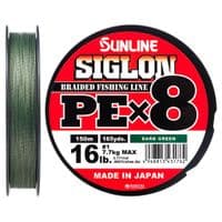 Шнур Sunline Century PE W8 150м 1.0/0.171мм 16lb/7.7кг Темно-зеленый (1658.09.77)