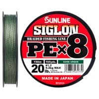 Шнур Sunline Century PE х8 150м 1.2/0.187мм 20lb/9.2кг Темно-зеленый (1658.09.78)