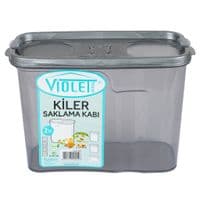 Контейнер пл. VIOLET HOUSE 0552 Transparent Black д/сыпучих 2 л (0552 Transparent Black)