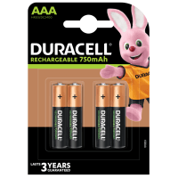 Аккумулятор Duracell AAA HR03 750mAh*4 (5007331)