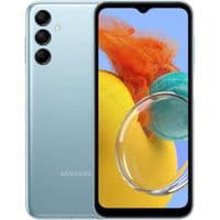 Смартфон Samsung Galaxy M14 Blue, 2 Nano-SIM, 6,6" (2408x1080, IPS), Samsung Exynos 1330 (8x2,4 ГГц), 4 ГБ, 128 ГБ, microSD, 50/2/2Мп+13Мп, 5G, WiFi, BT, NFC , Type-C, 6000 мАч, Android 13 (SM-M146BZBV)