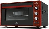 Электродуховка Castle CPE-40R, Red, 1300W, 40 л, металлический корпус, индикатор работы, таймер