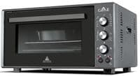 Электродуховка Castle CPE-50H Grey, 1600W, 50 л, конвекция, двойное термостойкое стекло, подсветка, скрытый нижний нагревательный элемент, таймер, термостат, скрытые регуляторы, 2 эмалированных протвен и 1 решетка