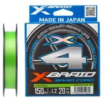 Шнур YGK X-Braid Braid Cord X4 150м 2.5/0.270мм 35lb/16.0кг (5545.04.21)