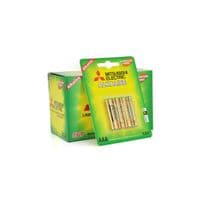 Батарейка Mitsubishi LR3/AAA, 1.5V, Лужная, Card/4pcs