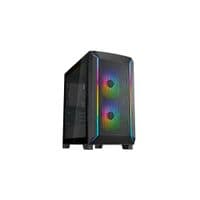 Корпус SilverStone  FARA FA312Z-BG, без БЖ, 2xUSB3.0, 2x140mm ARGB fan, TG Side Panel, mATX, Black