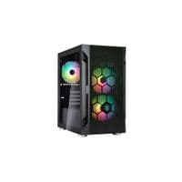 Корпус SilverStone FARA FAH1MB-PRO, без БЖ, 1xUSB3.0, 2xUSB2.0, 3x120mm ARGB fan, TG Side Panel, mATX, Black
