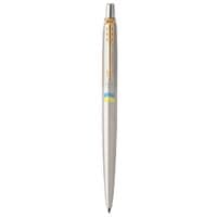 Ручка шариковая Parker JOTTER 17 UKRAINE SS GT BP Флаг желто-синий (16032_T008c)