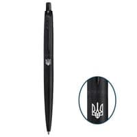 Ручка шариковая Parker JOTTER 17 XL UKRAINE Monochrome Black BT BP Трезубец (12432_TR)