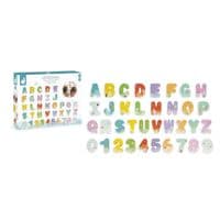 Набор для купания Janod цифры и буквы (англ. алфавит) 36 эл.