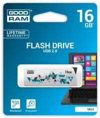 USB флеш накопитель GOODRAM 16GB Cl!ck White USB 2.0 (UCL2-0160W0R11)