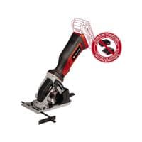 Міні-пила циркулярна Einhell TE-CS 18/89 Li - Solo акум., PXC, 18В, 3500 об/хв, диск 89х10 мм, 1.72 кг (без АКБ і ЗП)