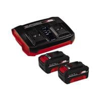 Набір акумуляторів + зарядний пристрій Einhell 18V 2x4.0Ah Twincharger Kit, PXC, 2.2 кг