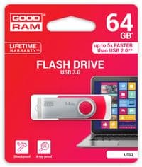 USB флеш накопичувач GOODRAM 64GB Twister Black USB 3.0 (UTS3-0640K0R11)