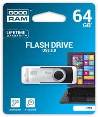 USB флеш накопичувач GOODRAM 64GB Twister Black USB 2.0 (UTS2-0640K0R11)