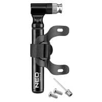Насос велосипедний Neo Tools, з кронштейном для кріплення до рами, 13.7 см, 0.07 кг