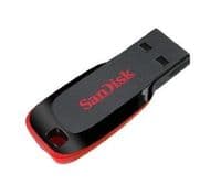 USB флеш накопичувач SANDISK 64GB Cruzer Blade Black/red USB 2.0 (SDCZ50-064G-B35)