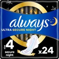 Гигиенические прокладки Always Ultra Secure Night (Размер 4) 24 шт. (8006540093764)