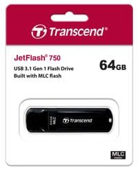 USB флеш накопичувач Transcend 64GB JetFlash 750 USB 3.0 (TS64GJF750K)