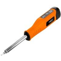 Паяльник акумуляторний Neo Tools, 4В, USB, Li-Ion, 2500 мАг, 450 ° С, вбудований світлодіодний ліхтар