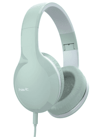 Наушники Havit HV-H100 Green, AUX (3.5мм), 32 Ом, кабель 1.2м