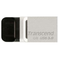 USB флеш накопитель Transcend 32GB JetFlash OTG 880 Metal Silver USB 3.0 (TS32GJF880S)