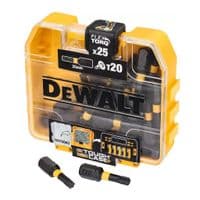 Набор бит DeWALT EXTREME FLEXTORQ, Torx, T20, L=25 мм, 25 шт, кейс TOUGH CASE (DT70557T)