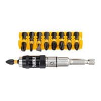 Набор бит DeWALT IMPACT TORSION, ударные, Torx, Philips, Pozidriv, Slotted, PH2, L=25 мм, 10 шт (DT70518T)