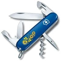 Нож Victorinox Spartan Ukraine Blue "Цветы" (1.3603.2_T1050u)