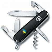 Нож Victorinox Spartan Ukraine Black "Карта Украины Желто-Голубая" (1.3603.3_T1166u)