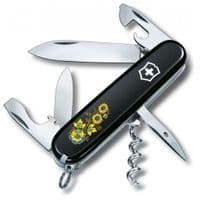 Нож Victorinox Spartan Ukraine Black "Цветы" (1.3603.3_T1050u)