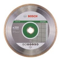 Диск алмазний Bosch Standard for Ceramic, 250 мм, 25.4 мм, 1.6 мм, 7 мм